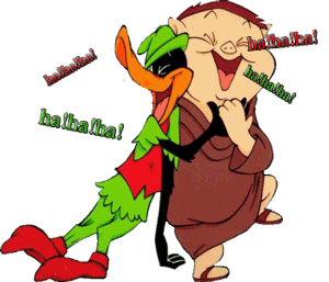 Gif animé rire Daffy